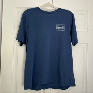 Vineyard Vines Blue/Charcoal Cotton Tee.